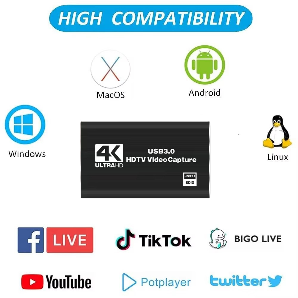 Карта видеозаписи Roreta 4K US – обзор и цена Hdmi Cable